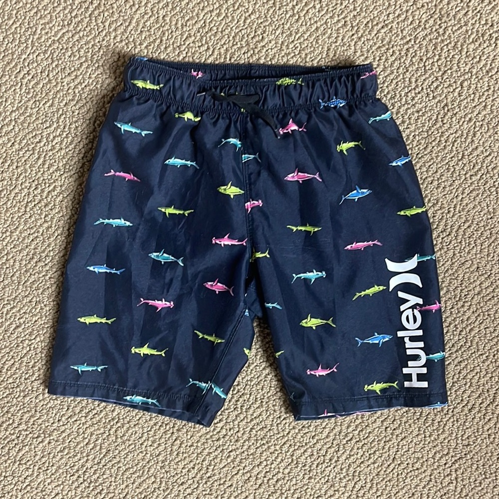 Hurley swim trunks. Size 7/8. Used but good condition!